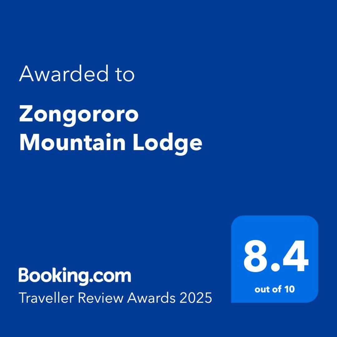 Zongororo Mountain Lodge Waterval-Onder 外观 照片